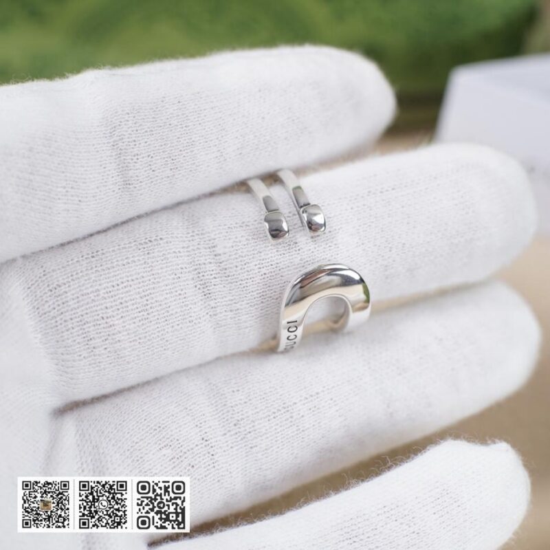 通体925纯银 Gucci 马阶扣环 Wrapped Horseabit系列(61CD) - Image 5