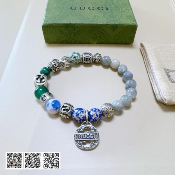 Gucci 手链男女同款 最新蛇皮石手链(7894)