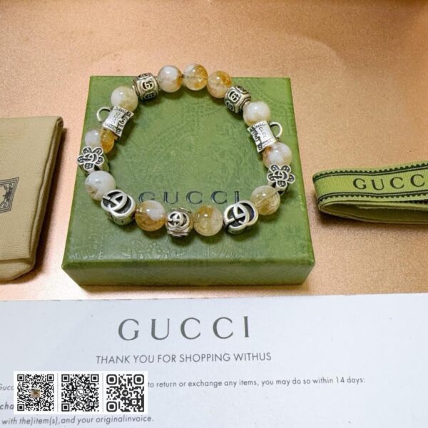 Gucci 手链男女同款 最新天然水晶手链(9BC0)