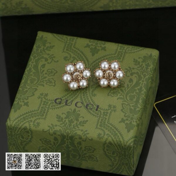 Gucci 双G 耳环 925纯银针(1197)