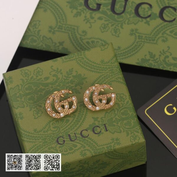 Gucci 双G耳环 (CF5D)