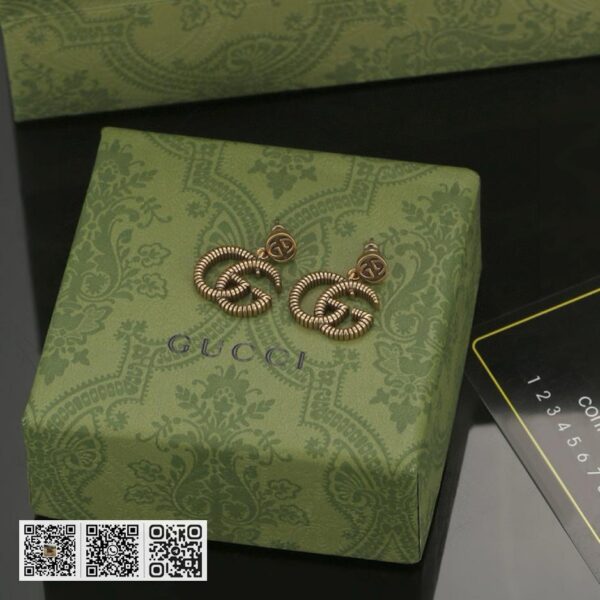 Gucci 双G 耳环 925纯银针(DE37)
