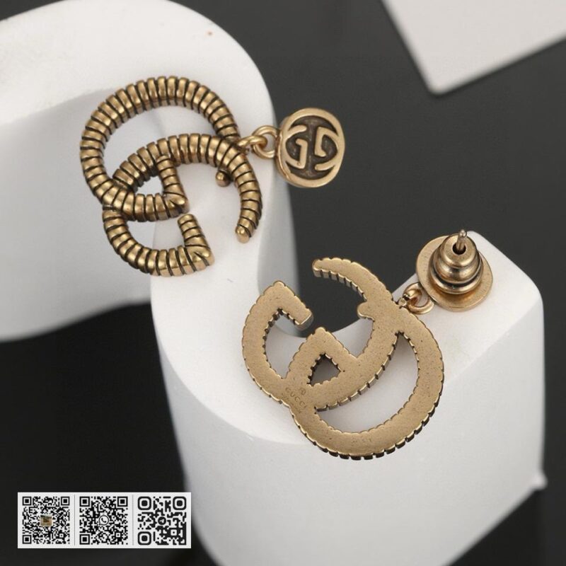 Gucci 双G 耳环 925纯银针(DE37) - Image 3