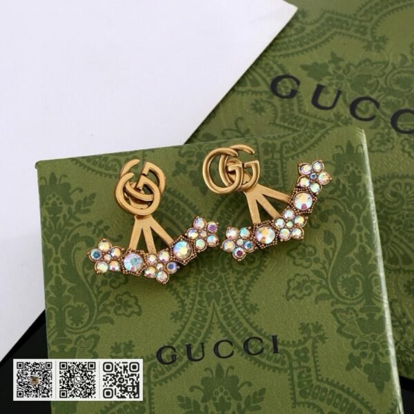 Gucci 双G耳环 (7350)