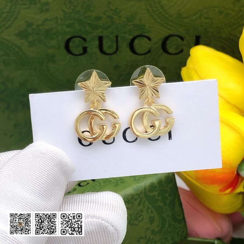 Gucci 新款GG 光面星星耳环(B9CE) - Image 2