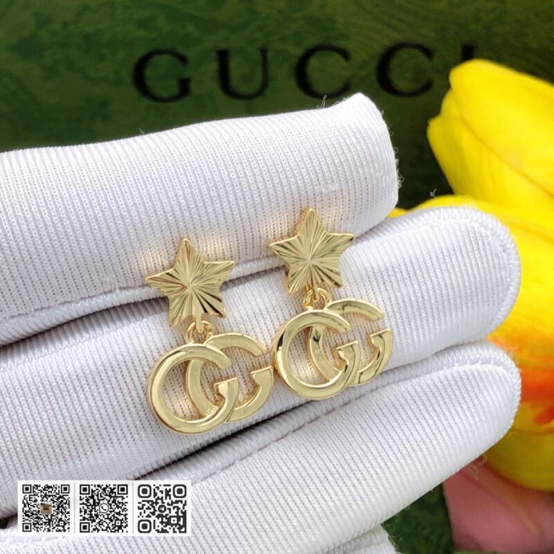 Gucci 新款GG 光面星星耳环(B9CE) - Image 4