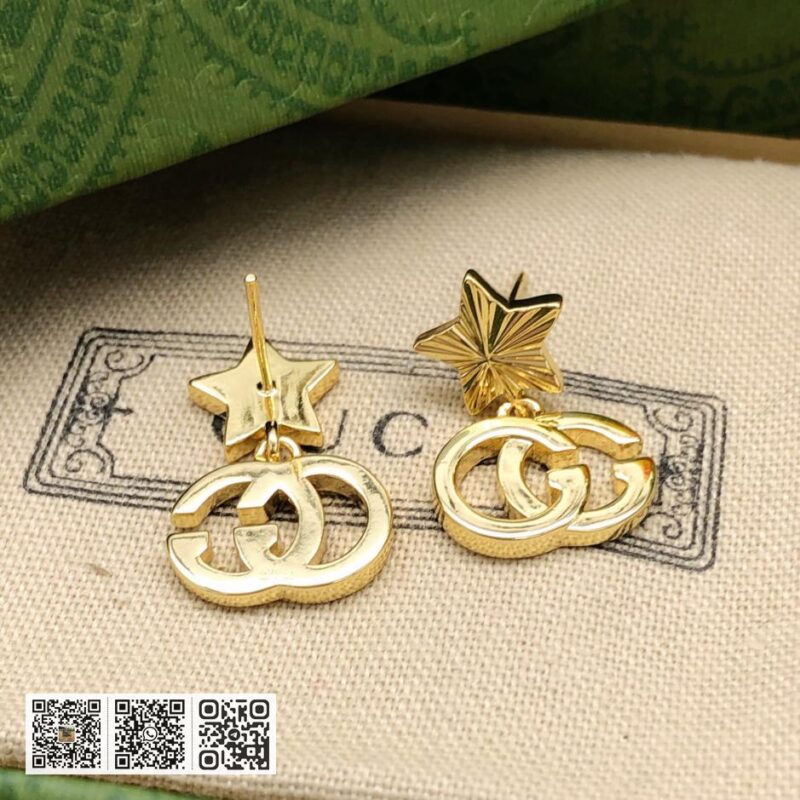 Gucci 新款GG 光面星星耳环(B9CE) - Image 6