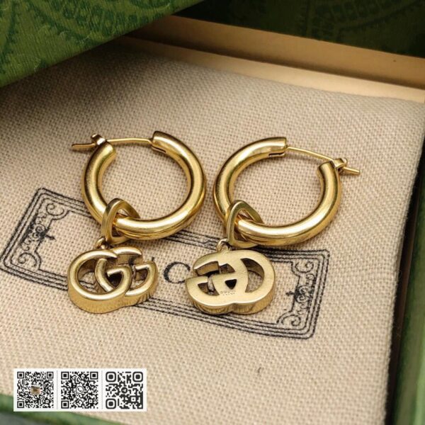Gucci 双G耳环(A39B)
