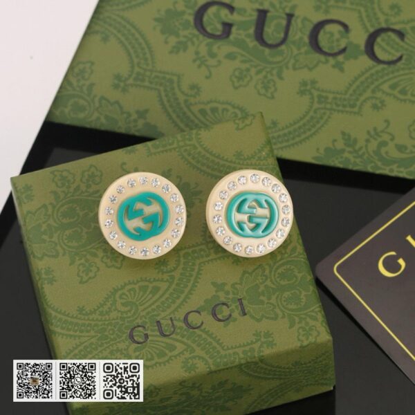 Gucci 双G耳环 (F29F)