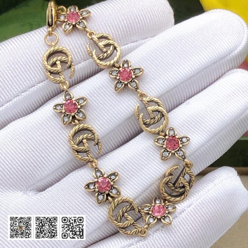 Gucci 古驰花朵粉红色手链 (5240) - Image 4