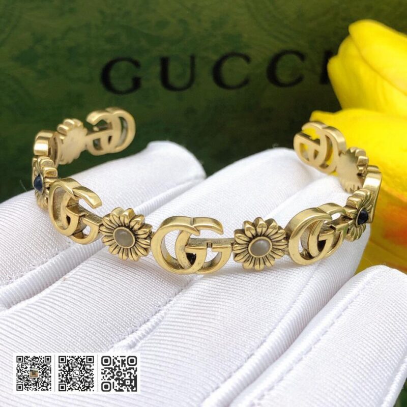 Gucci 手镯新款GG太阳花手镯209D) - Image 6