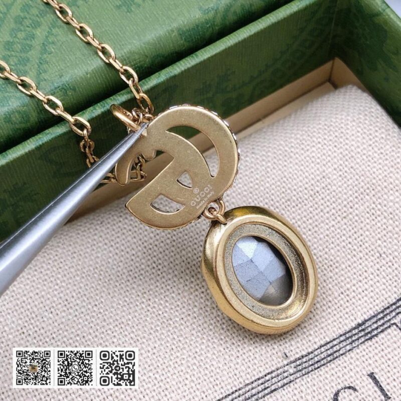 Gucci 双G项链 双G logo(0CF4) - Image 4