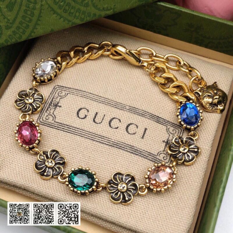 Gucci 新款复古色彩手链(99D2) - Image 2