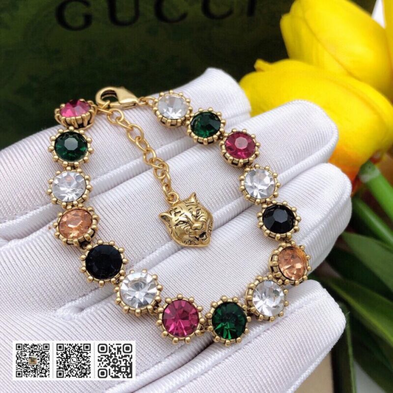 Gucci 新款复古色彩手链(A408) - Image 4