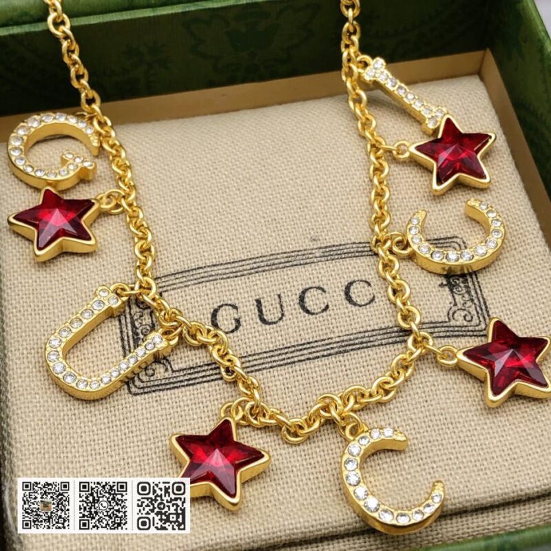 Gucci 新款 双G星星项链 (385B) - Image 2