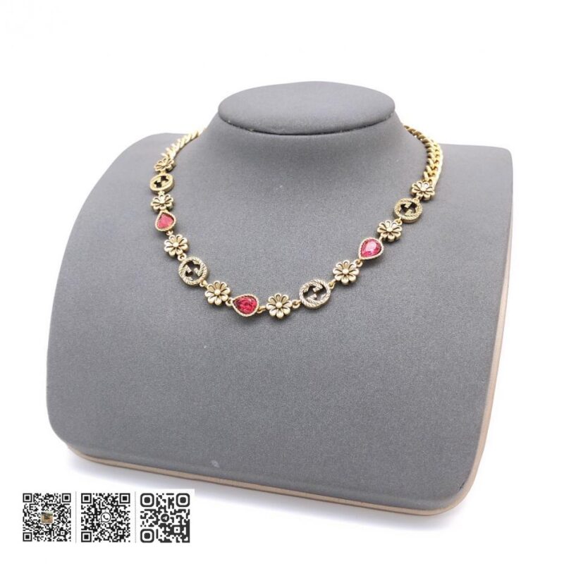 Gucci 新款双G互扣式花朵项链(931C) - Image 6