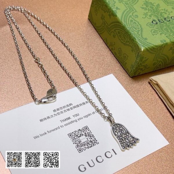Gucci 最新商品 Anger Forest系列双G项链BB5F)