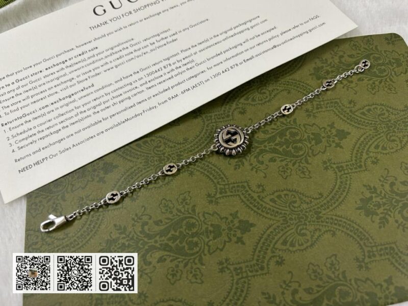 Gucci 双G太阳花手链 (AB0C)