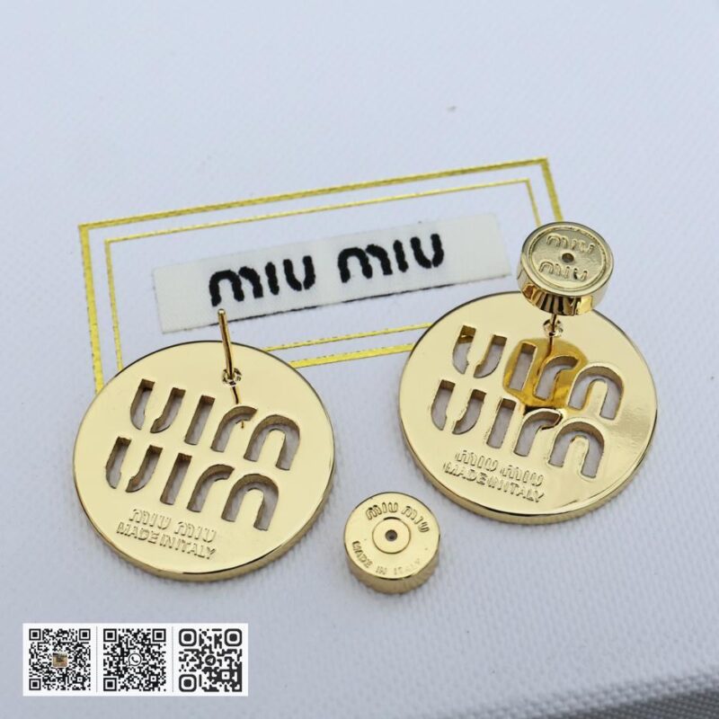 Miu miu 镂空圆饼耳环(9044) - Image 3