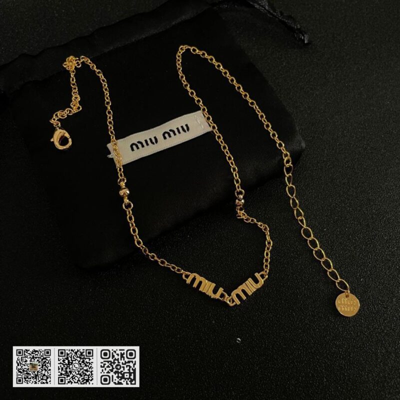 Miu miu 字母项链(8A56) - Image 6