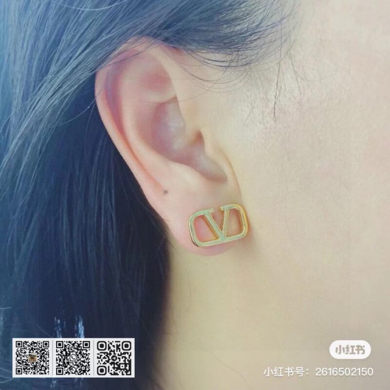 Valentino 华伦天奴 标志V字 耳环(408C) - Image 8