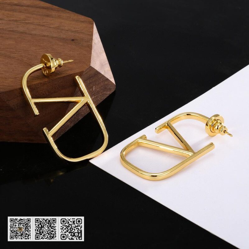 Valentino 华伦天奴 标志V字 耳环(50AF) - Image 6