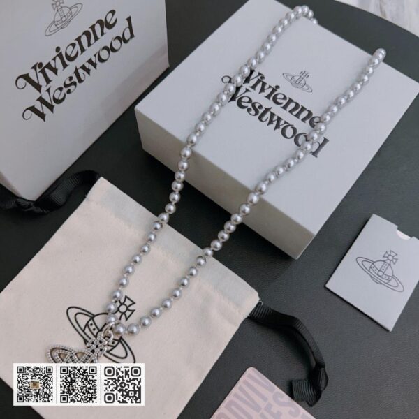 Vivienne Westwood 高质量经典大土星项链男女同款(DE89)
