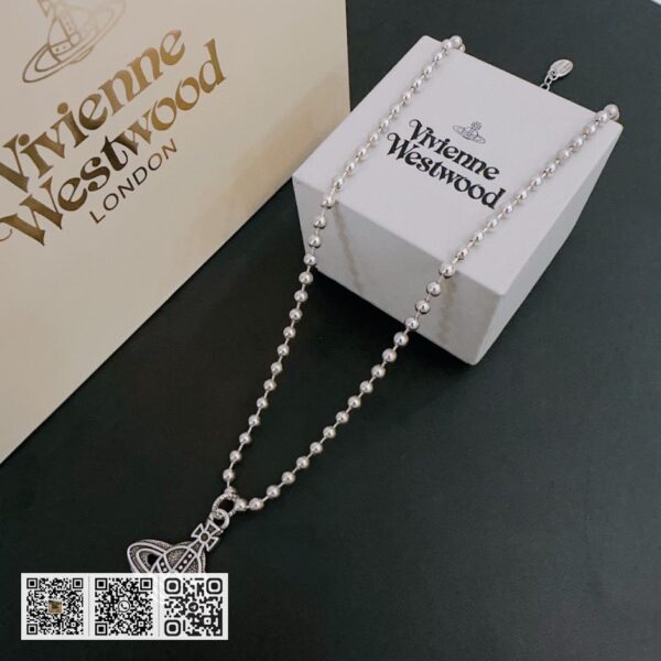 Vivienne Westwood 高质量经典大土星项链男女同款 (CA80)