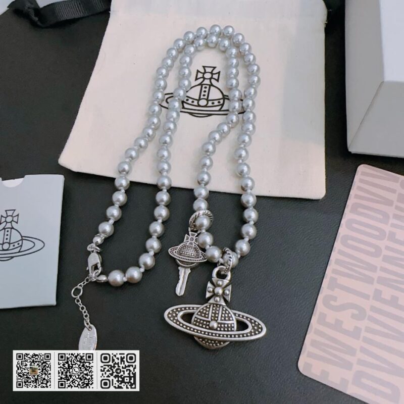 Vivienne Westwood 高质量经典大土星项链男女同款(2404) - Image 3