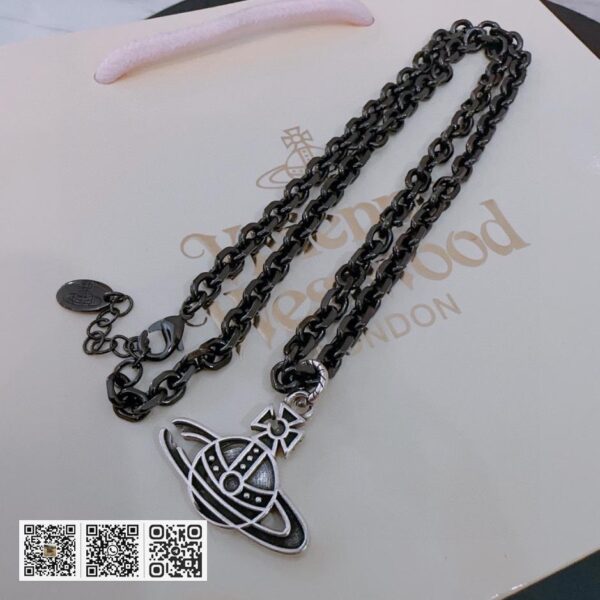 Vivienne Westwood 高质量经典大土星项链男女同款 (1C86)