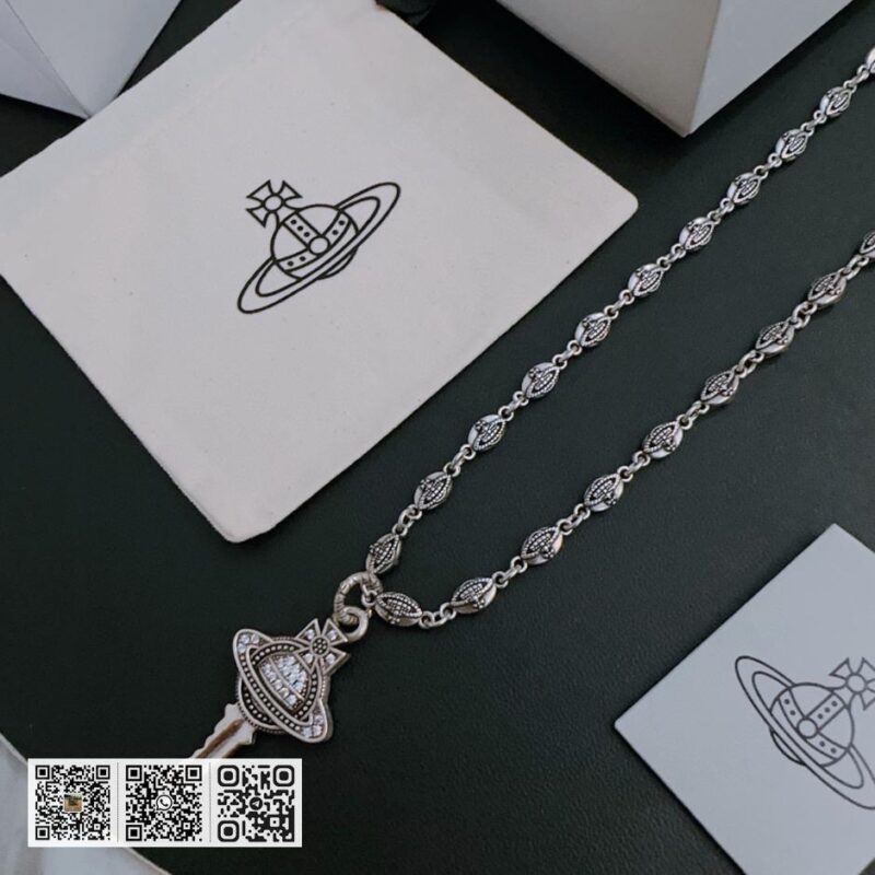 Vivienne Westwood 高质量经典大土星项链男女同款(1BC9) - Image 5