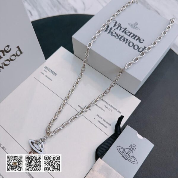 Vivienne Westwood 高质量经典大土星项链男女同款(A92C)