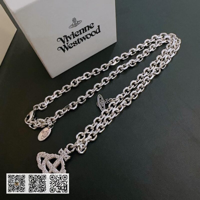 Vivienne Westwood 高质量经典大土星项链男女同款(9510)