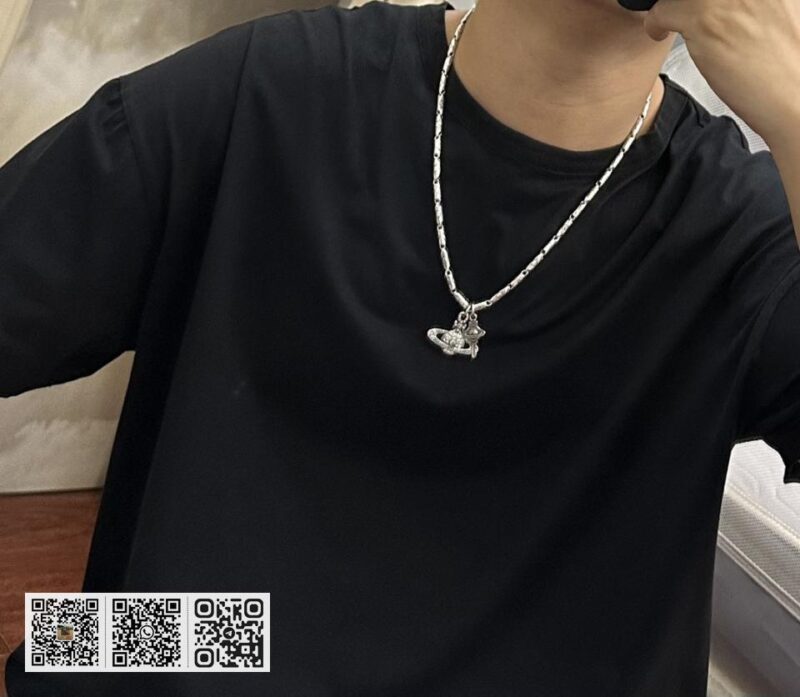 Vivienne Westwood 高质量经典大土星项链男女同款(58DE) - Image 7