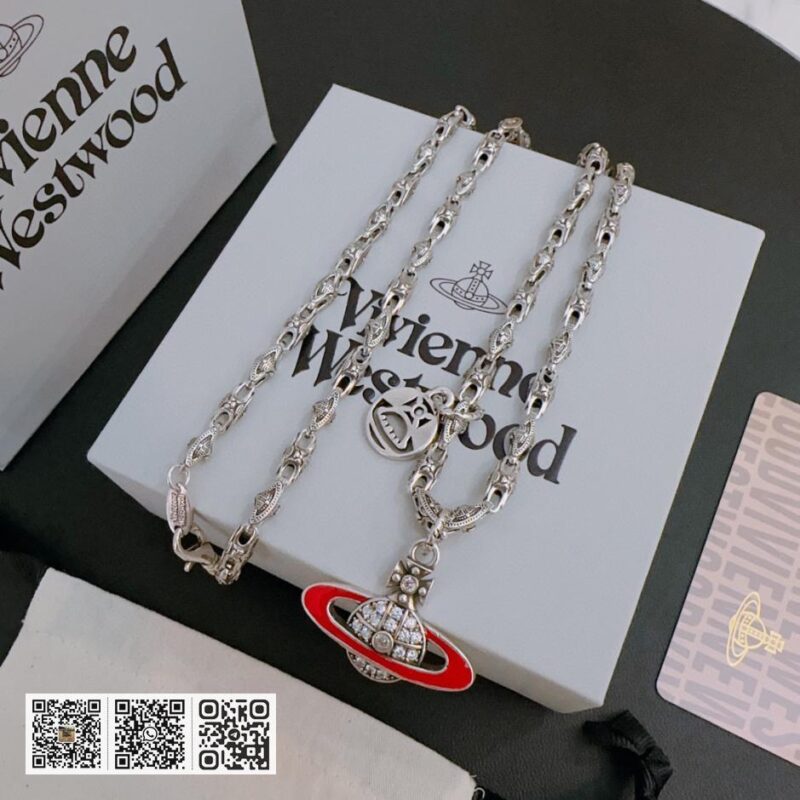 Vivienne Westwood 高质量经典大土星项链男女同款(2028) - Image 5