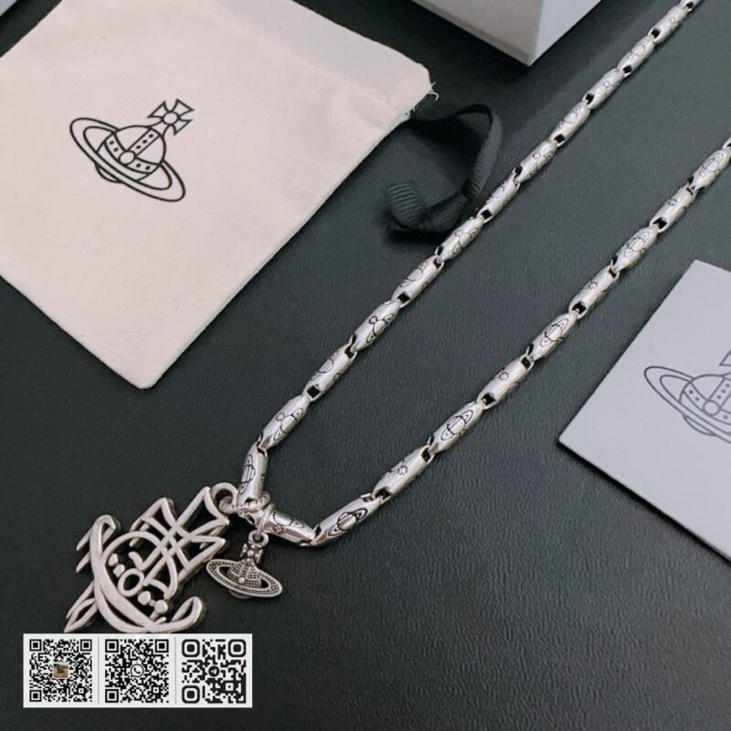 Vivienne Westwood 高质量经典大土星项链男女同款(A4BA) - Image 4