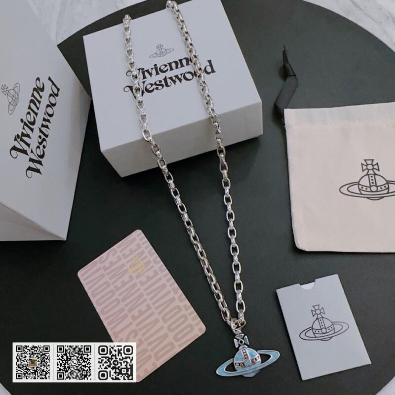 Vivienne Westwood 高质量经典大土星项链男女同款(BA0E)