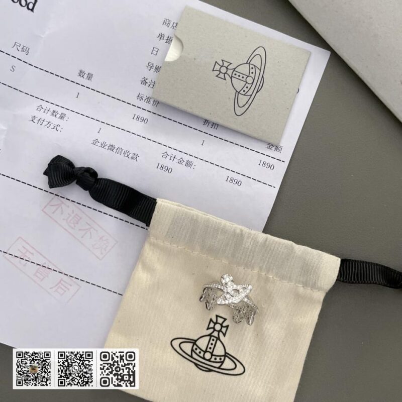 Vivienne Westwood 满钻土星戒指(A8D8) - Image 4