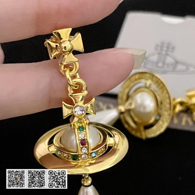 Vivienne Westwood土星耳环(2CB5) - Image 7