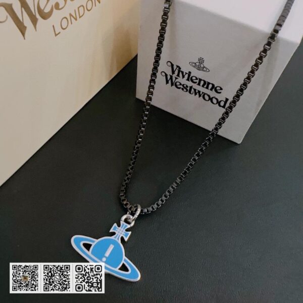 Vivienne Westwood 高质量经典大土星项链男女同款(3F05)