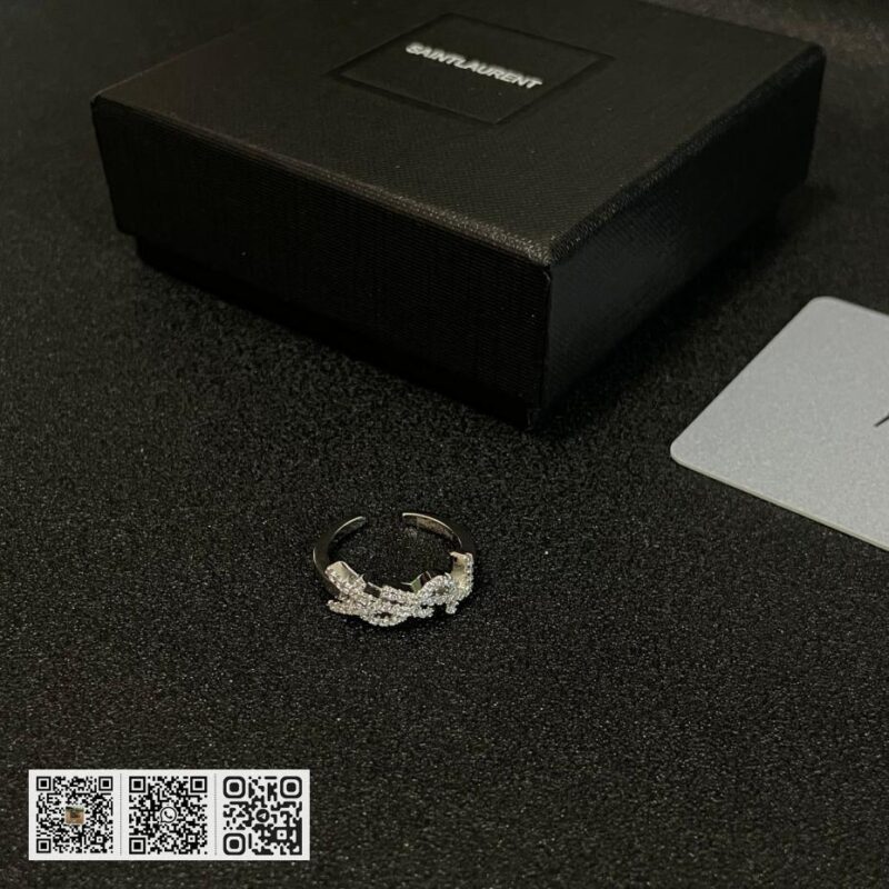 新款圣罗兰字母满钻戒指 (4D15) - Image 5