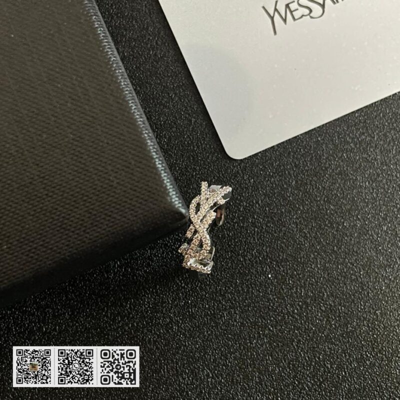 新款圣罗兰字母满钻戒指 (4D15) - Image 7