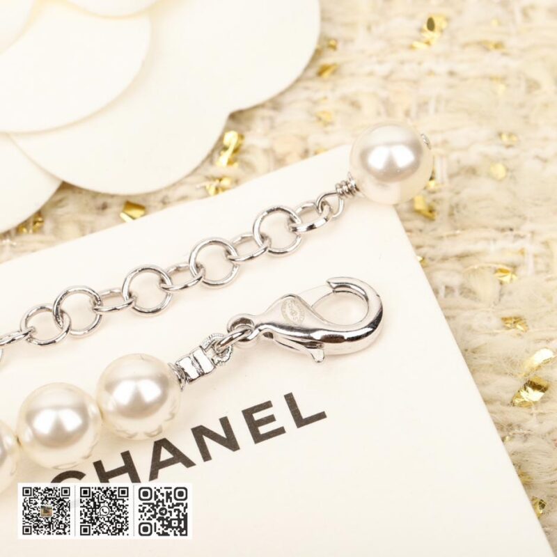 Chanel方块珍珠choker项链 - Image 6