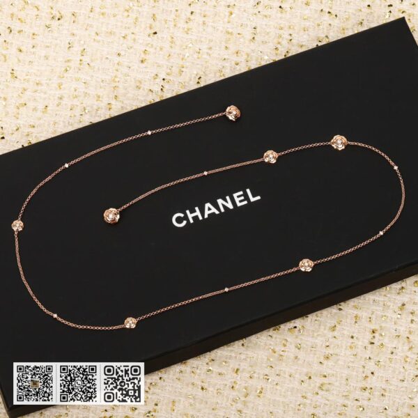 Chanel山茶花项链 可订做真金真钻