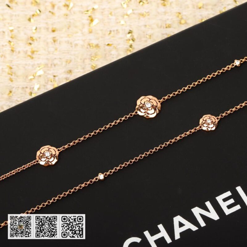 Chanel山茶花项链 可订做真金真钻 - Image 3