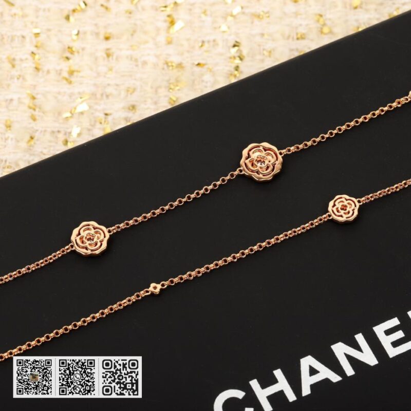 Chanel山茶花项链 可订做真金真钻 - Image 4