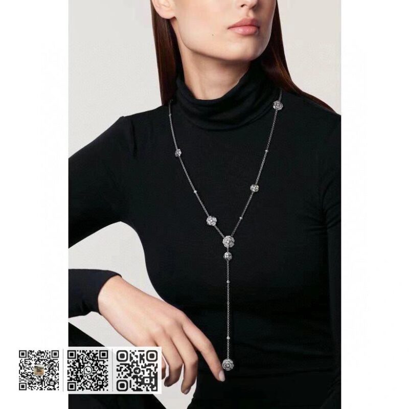 Chanel山茶花项链 可订做真金真钻 - Image 9