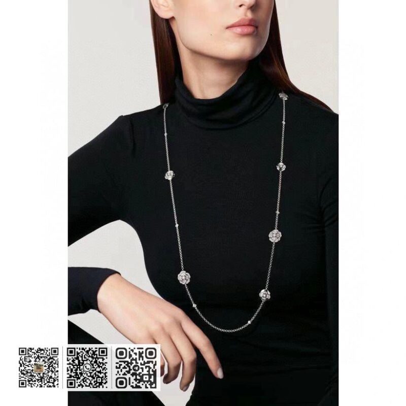 Chanel山茶花项链 可订做真金真钻 - Image 10