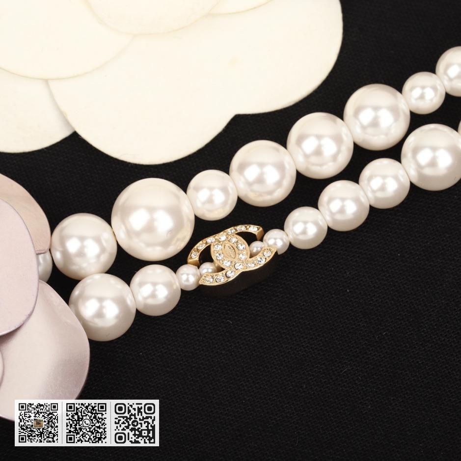 Chanel粉红山茶花choker 项链 - Image 4