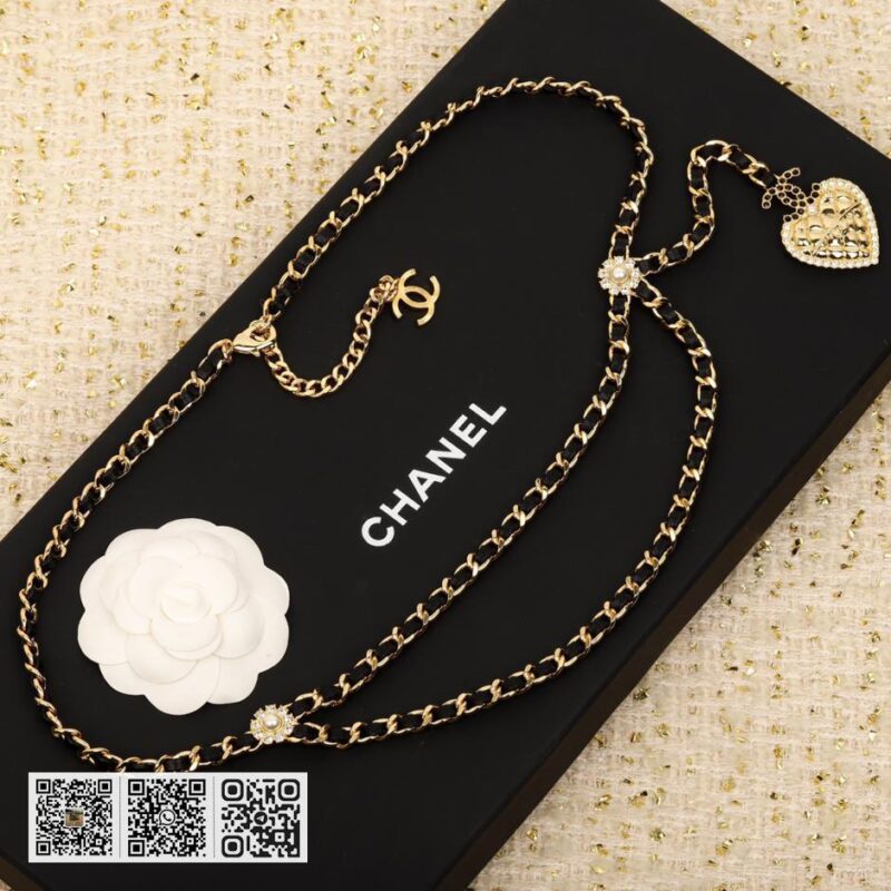 Chanel菱格爱心穿皮腰 - Image 2